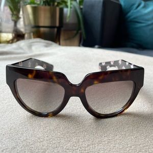 Floral Prada Cat Eye Sunglasses